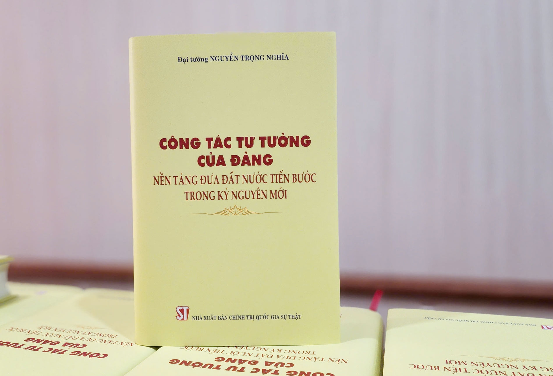 Sách mang tầm chiến lược về công tác tư tưởng của Đại tướng Nguyễn Trọng Nghĩa