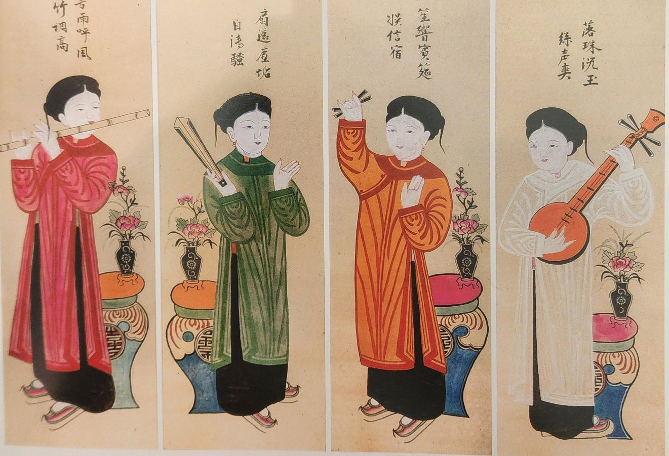 Giải mã mật ngữ bốn mùa trong tranh Tứ Bình, 'Dòng chảy di sản' tại Huế