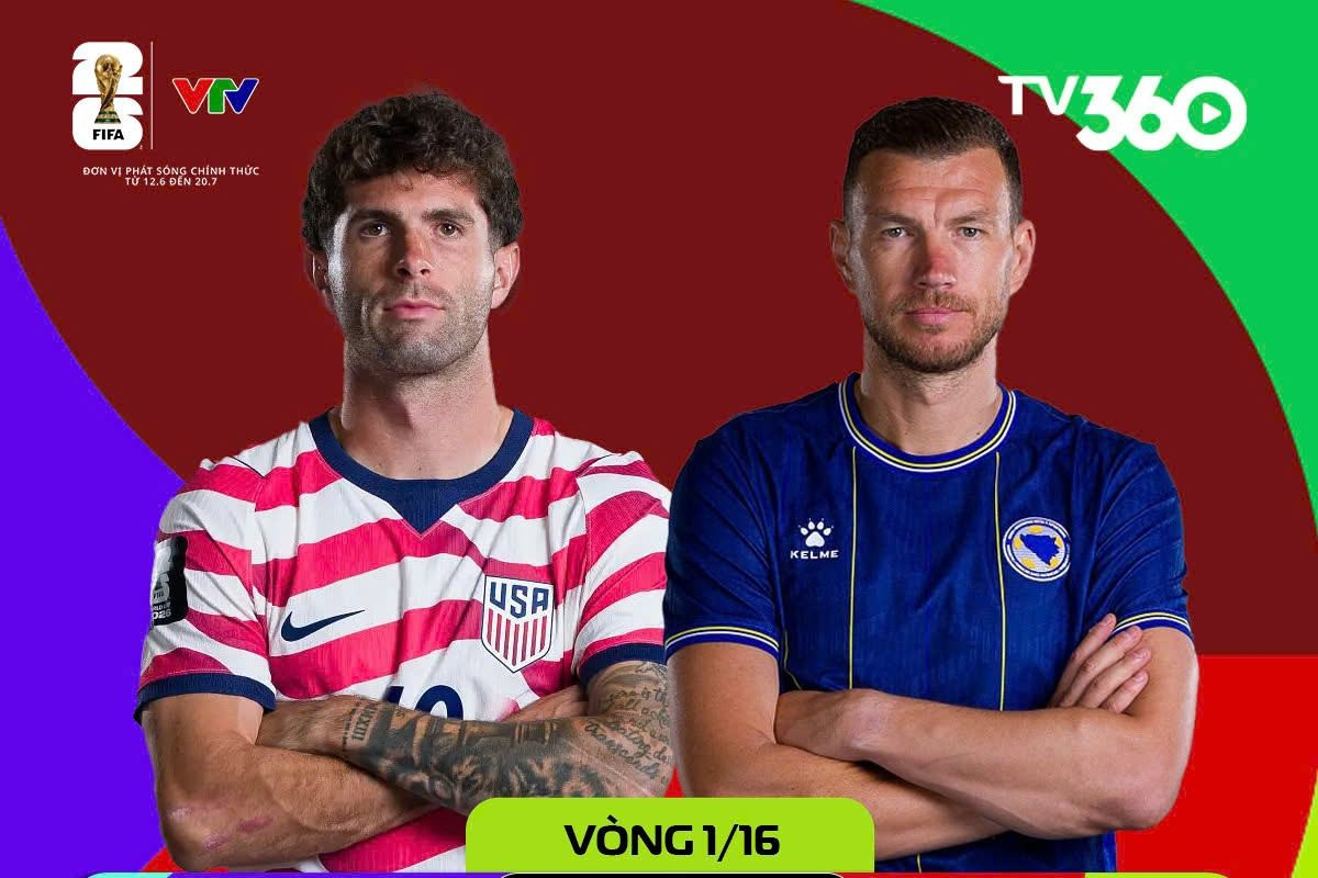 Link xem trực tiếp bóng đá Mỹ vs Bosnia &amp; Herzegovina, 7h ngày 2/7