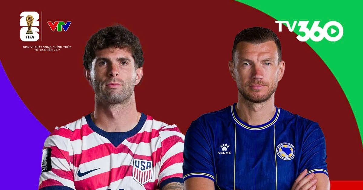 Link xem trực tiếp bóng đá Mỹ vs Bosnia &amp;amp; Herzegovina, 7h ngày 2/7