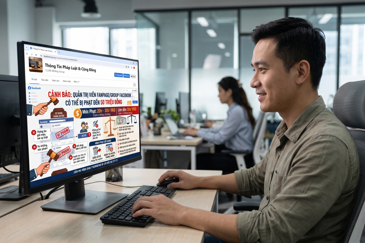Phạt đến 50 triệu đồng nếu chủ fanpage, group trên Facebook không gỡ bỏ thông tin vi phạm