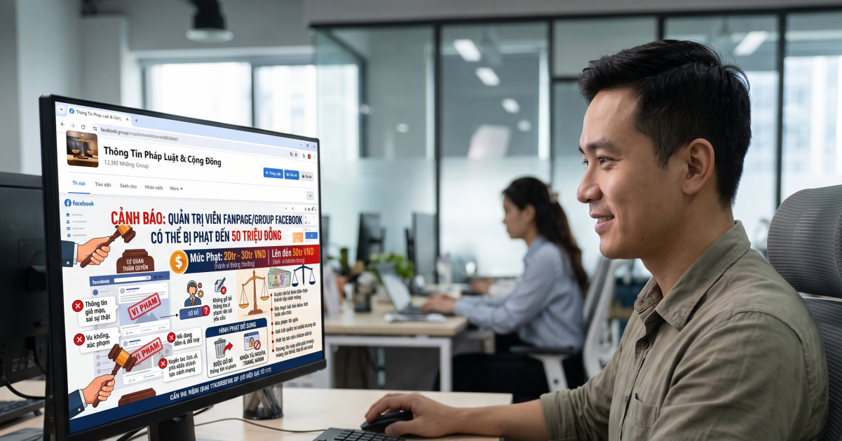 Phạt đến 50 triệu đồng nếu chủ fanpage, group trên Facebook không gỡ bỏ thông tin vi phạm