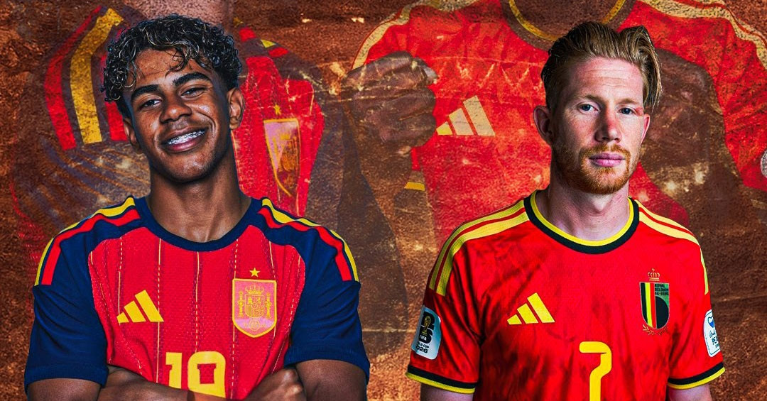 Đội hình Tây Ban Nha vs Bỉ: Yamal đấu De Bruyne