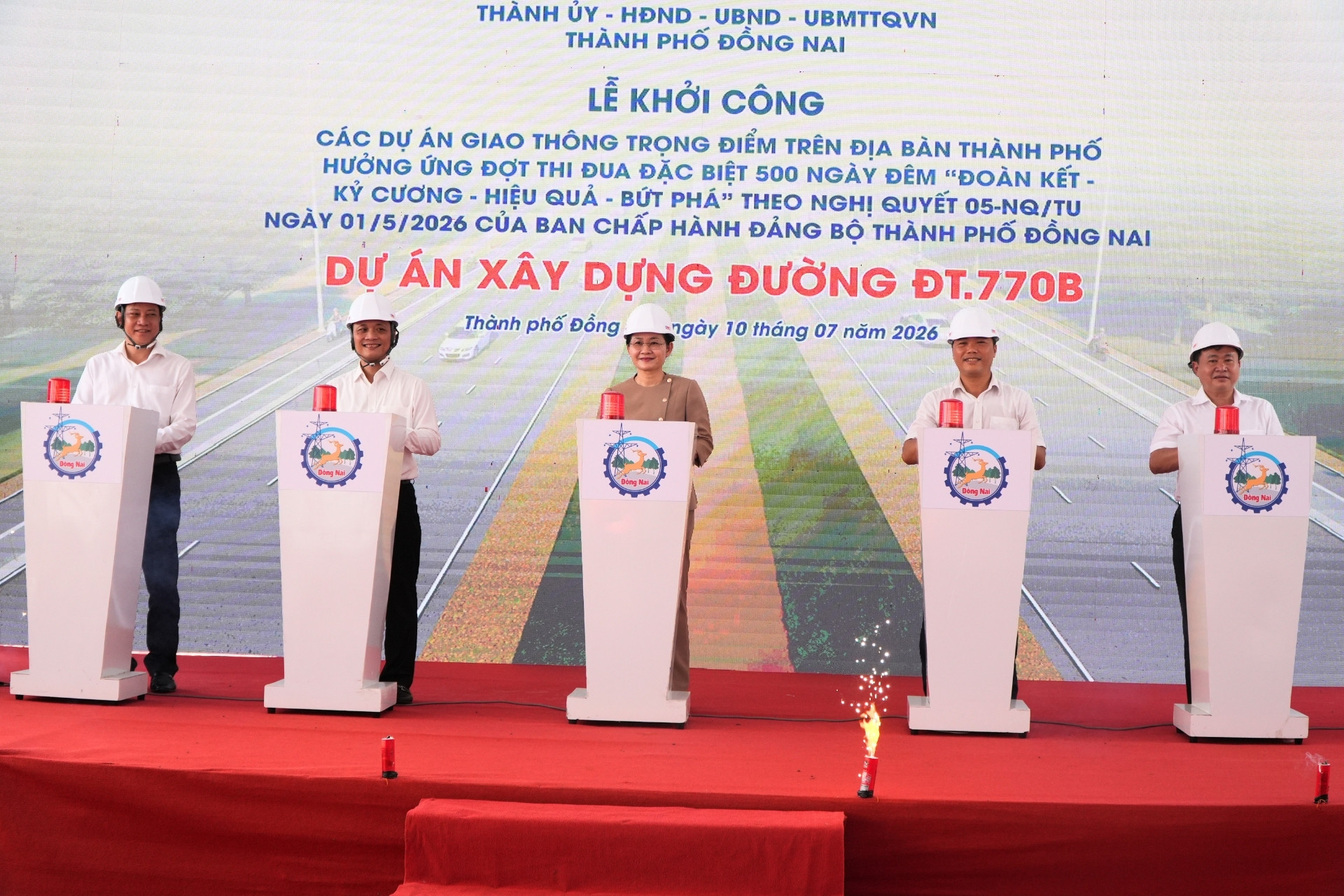 Đồng Nai khởi công 3 tuyến đường kết nối sân bay Long Thành