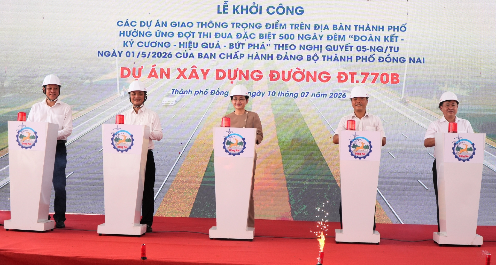 Đồng Nai khởi công 3 tuyến đường kết nối sân bay Long Thành
