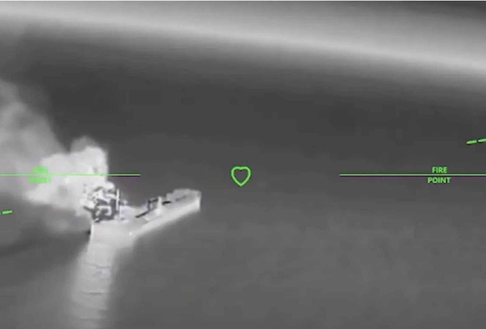 UAV Ukraine tấn công tàu Nga gần bán đảo Crưm. Ảnh: Kyiv Independent