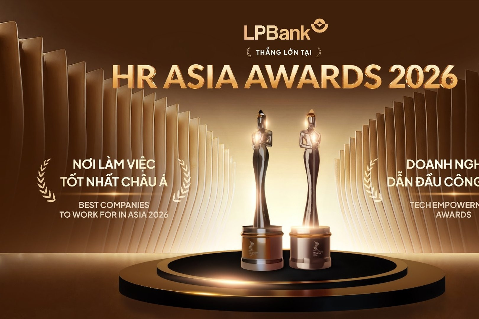 LPBank lập ‘cú đúp’ giải thưởng tại HR Asia 2026