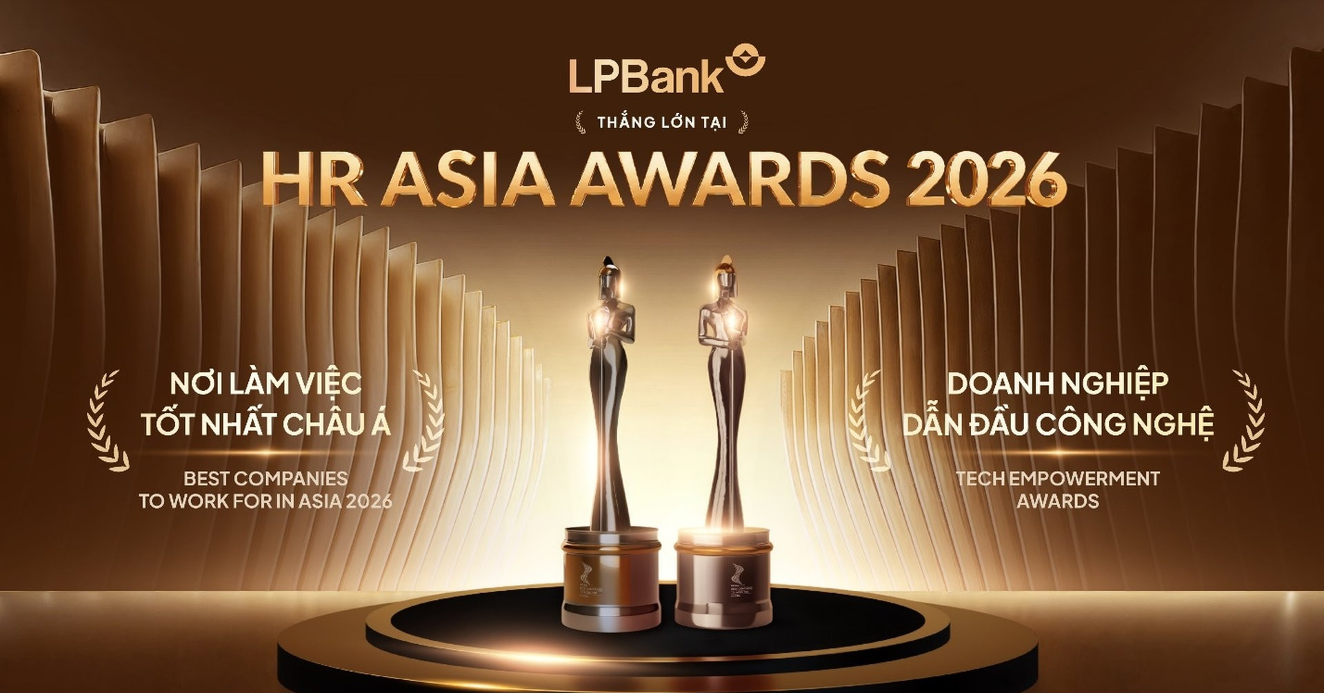 LPBank lập ‘cú đúp’ giải thưởng tại HR Asia 2026