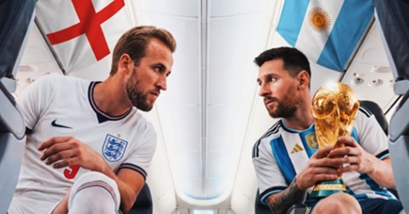 Dự đoán bóng đá Anh vs Argentina: Thẻ đỏ và Messi vẫn thắng