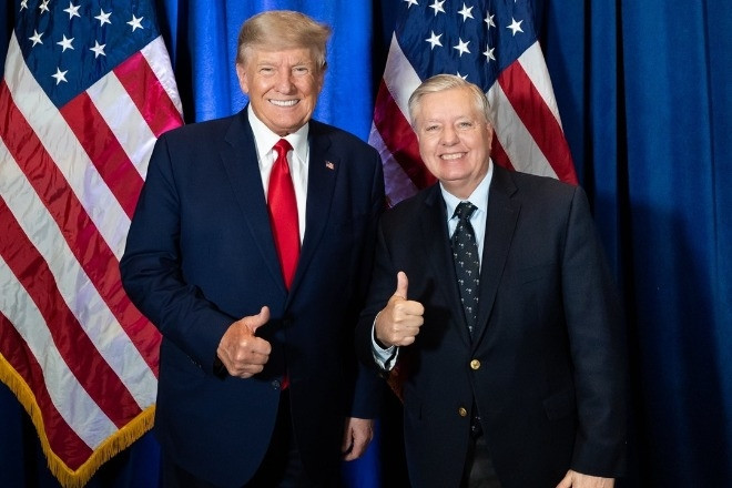 Hé lộ cuộc trò chuyện cuối cùng của Thượng nghị sĩ Mỹ Graham với ông Trump