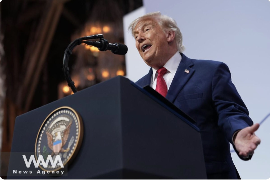 Tổng thống Mỹ Donald Trump. Ảnh: WANA