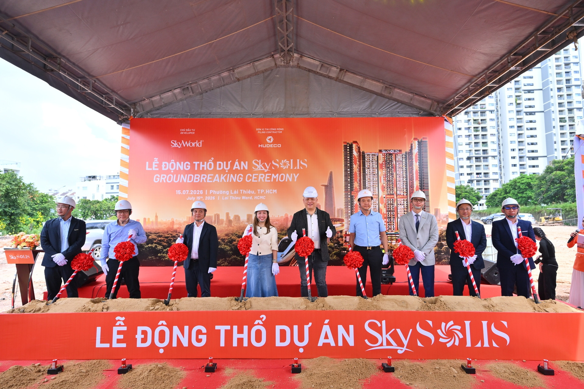 Lễ động thổ dự án căn hộ SkySOLIS