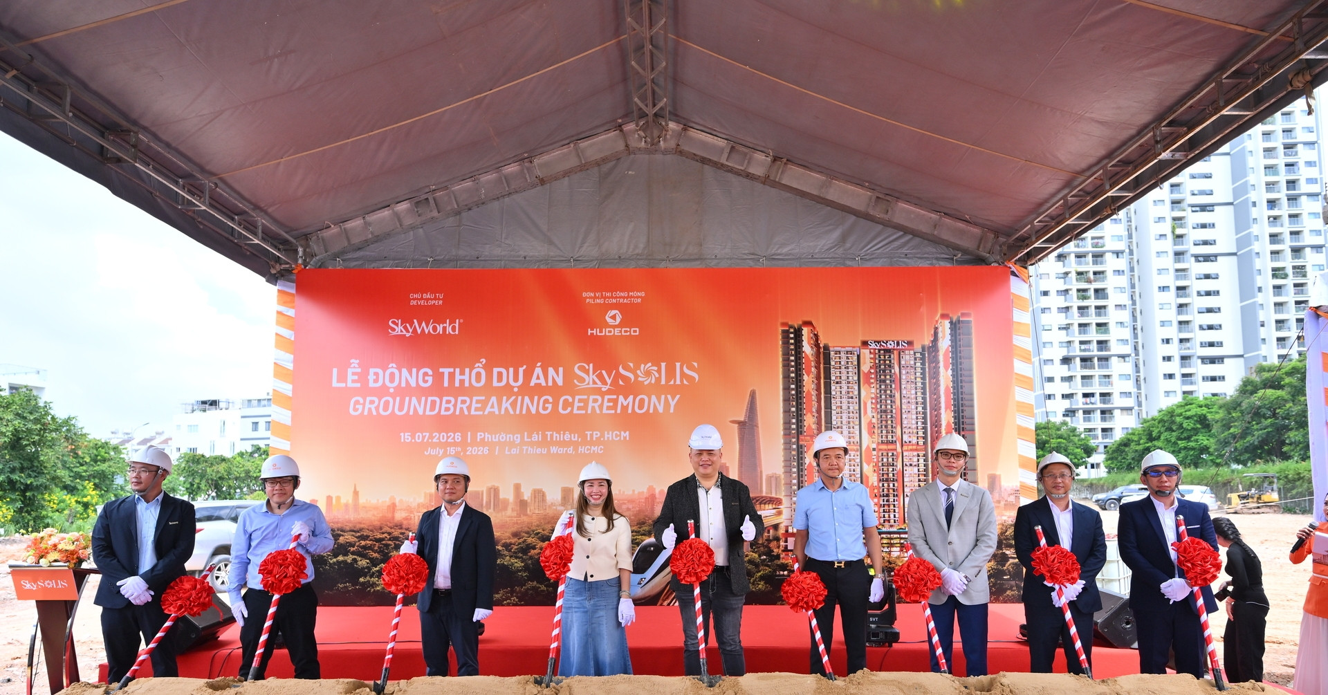 Lễ động thổ dự án căn hộ SkySOLIS