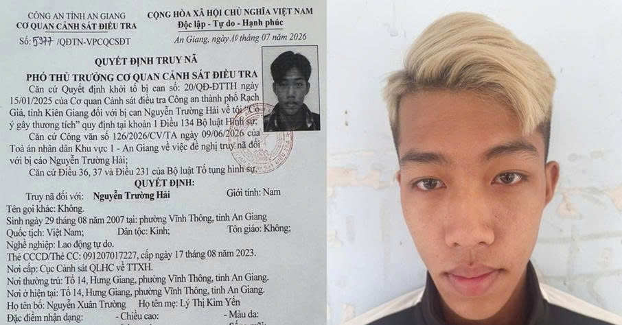 Truy nã thanh niên mang dao đâm học sinh trước cổng trường để bênh em bạn gái