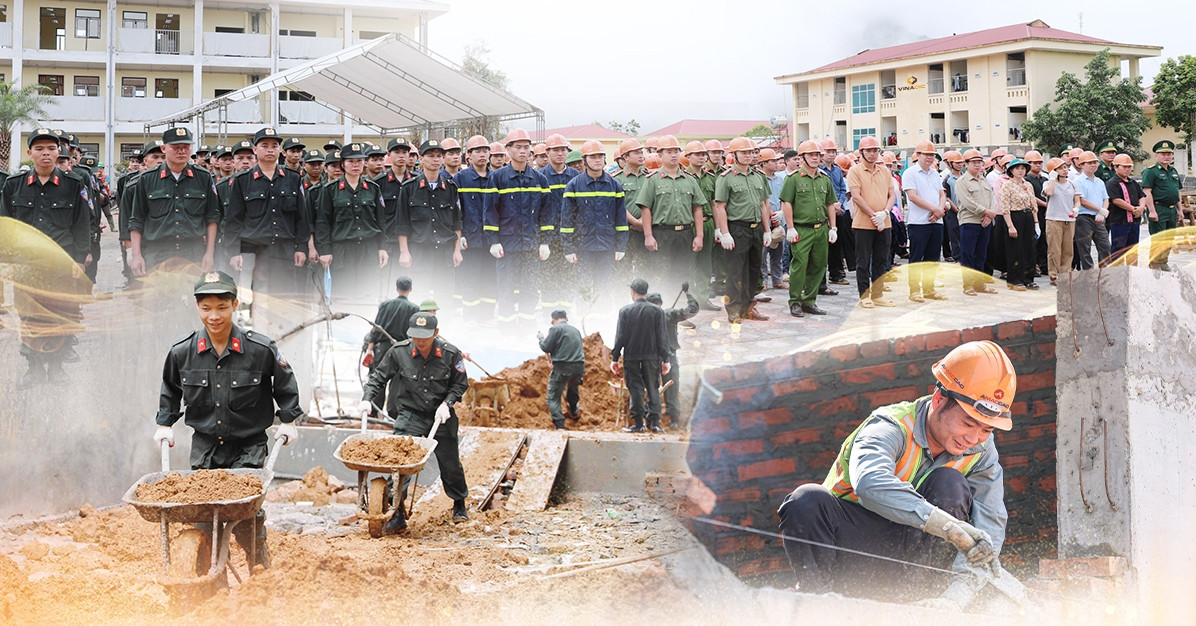 Công an Lai Châu, AMACCAO và chiến dịch 100 ngày đêm xây trường biên giới