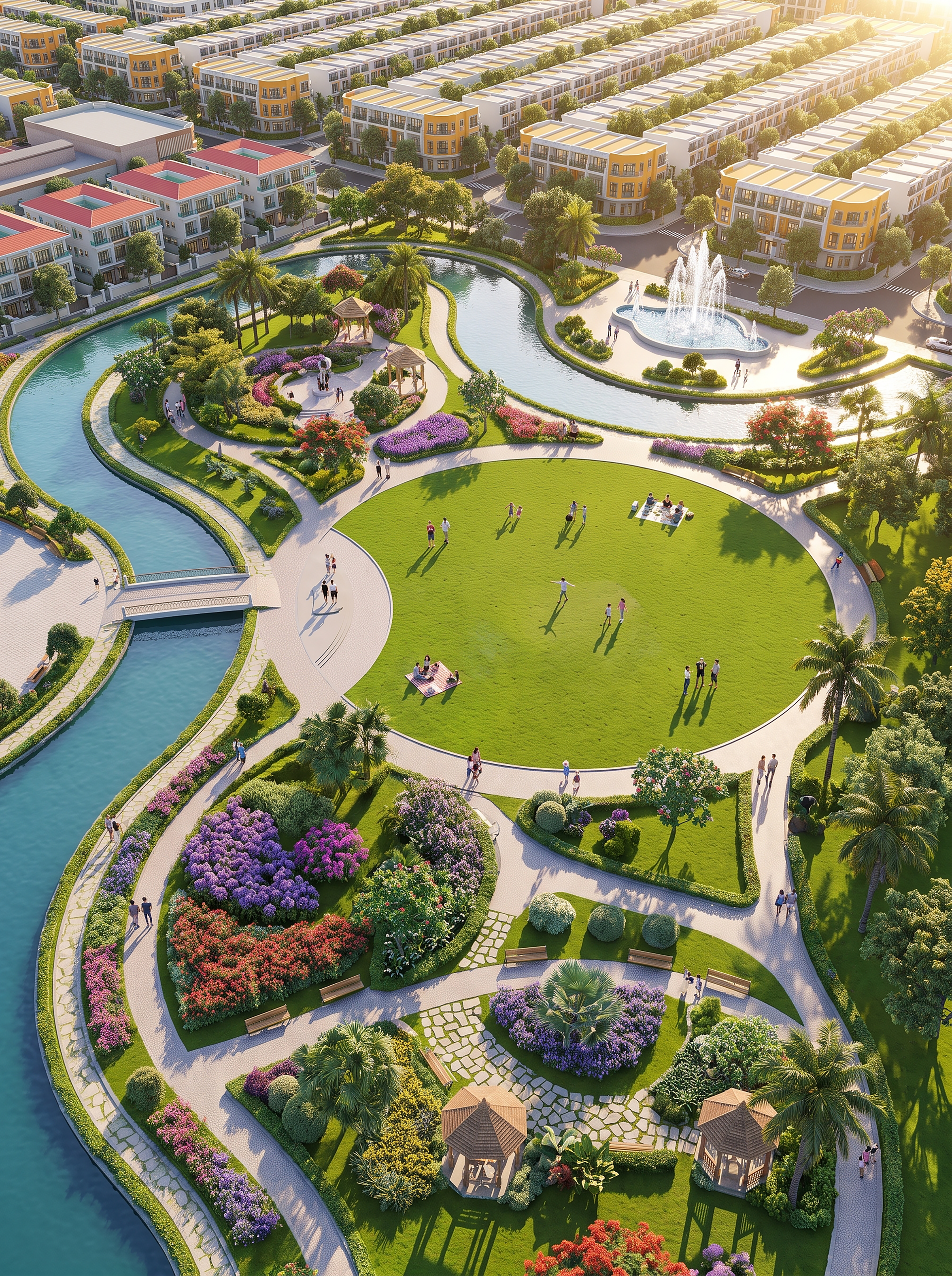 Hình 1 Không gian công viên xanh – điểm hẹn thư giãn giữa lòng Sao Mai Central Point..png