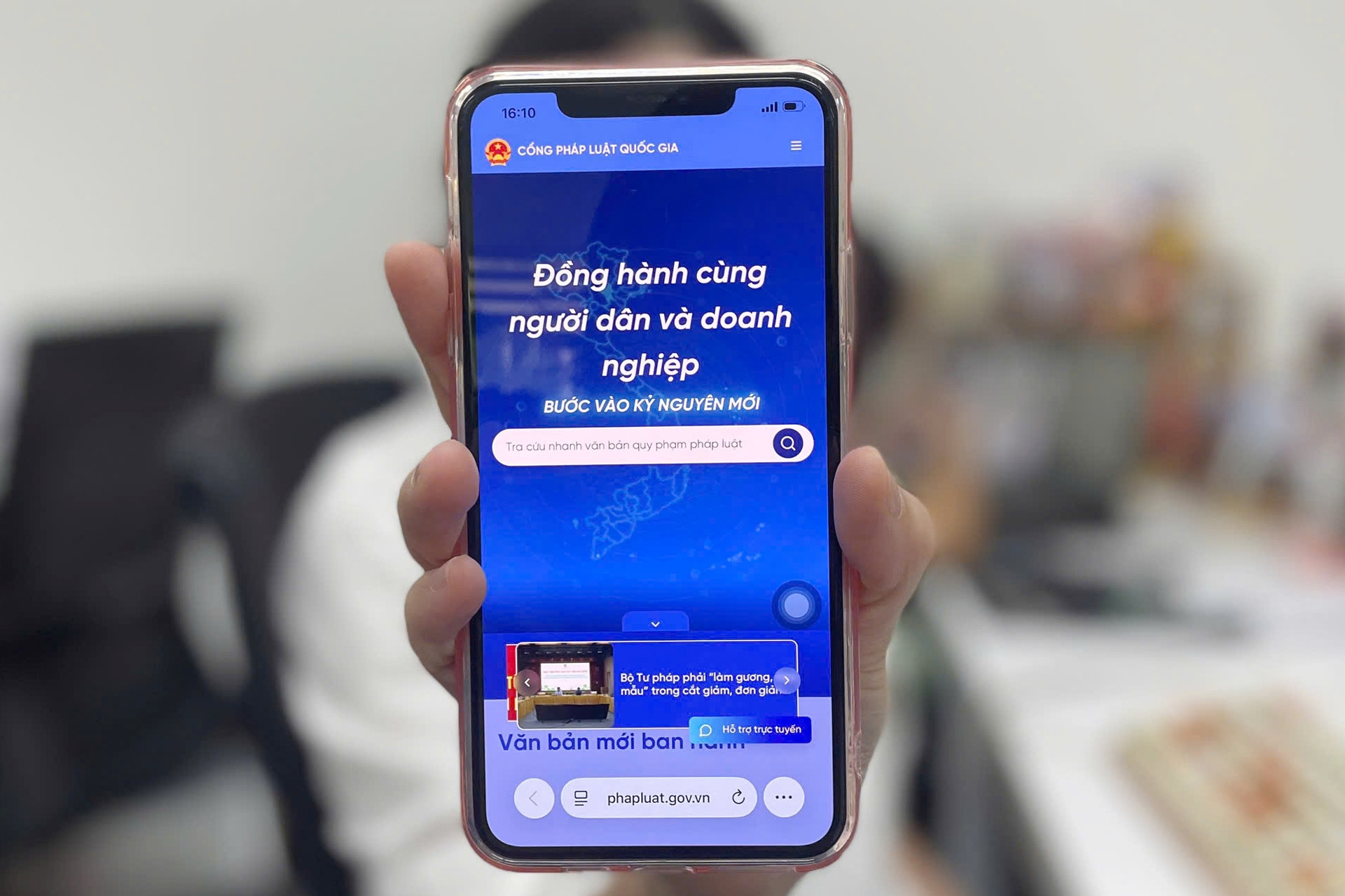 Nền tảng số quốc gia giúp người dân thuận tiện tiếp cận thông tin pháp luật
