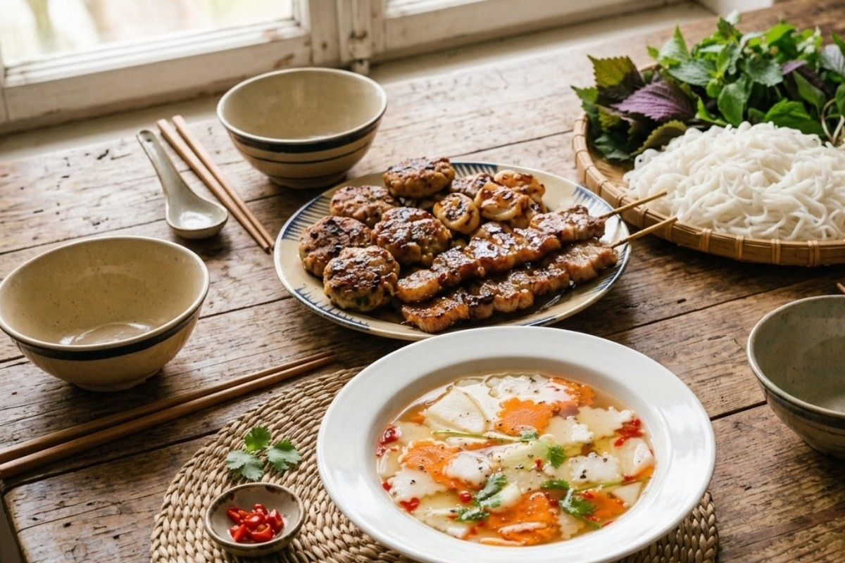 Công thức pha nước chấm bún chả đơn giản tại nhà