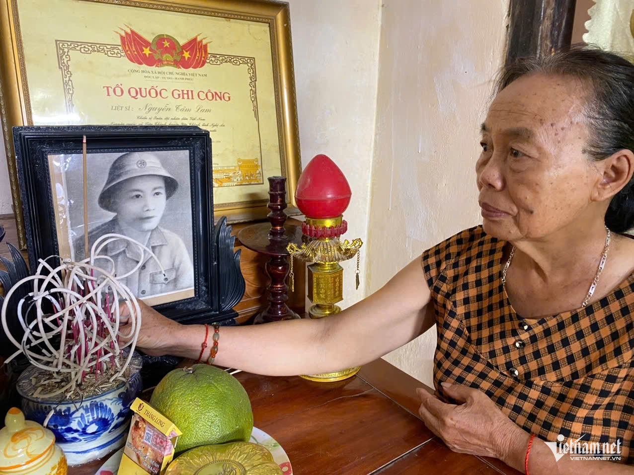 W-Tiếng chuông nhà thờ vẫn vang lên trong giấc mơ của bà Nguyễn Thị Tâm (SN 1956) suốt nhiều năm qua. Ảnh: Thanh Hải.jpg