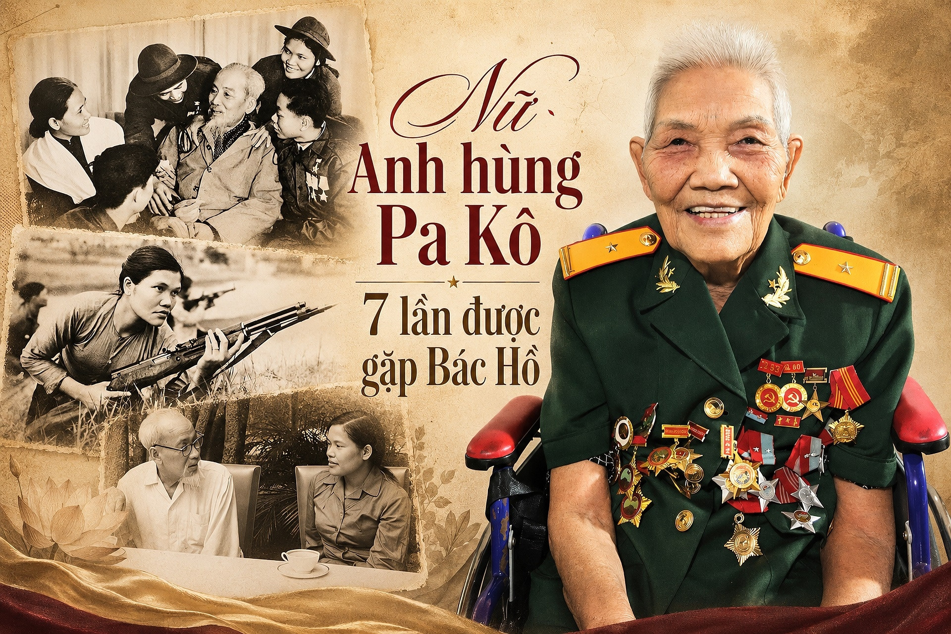 Nữ anh hùng đầu tiên của người Pa Kô, 7 lần được gặp Bác Hồ