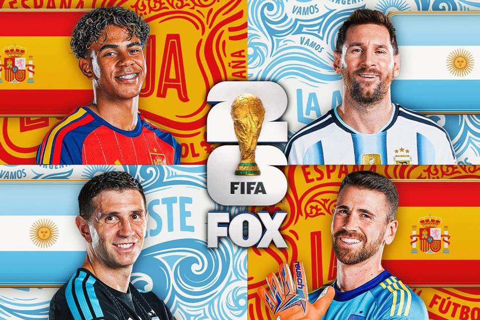 Link xem trực tiếp bóng đá Tây Ban Nha vs Argentina, chung kết World Cup 2026