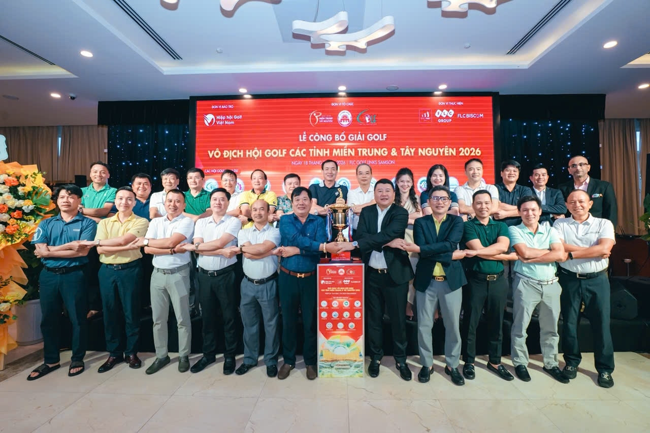 Sắp khởi tranh giải VĐ Hội Golf các tỉnh miền Trung & Tây Nguyên 2026