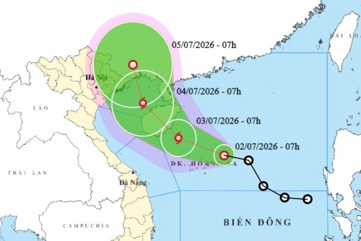 Bản tin sáng 2/7: Áp thấp sắp mạnh lên thành bão số 1, miền Bắc mưa rải rác