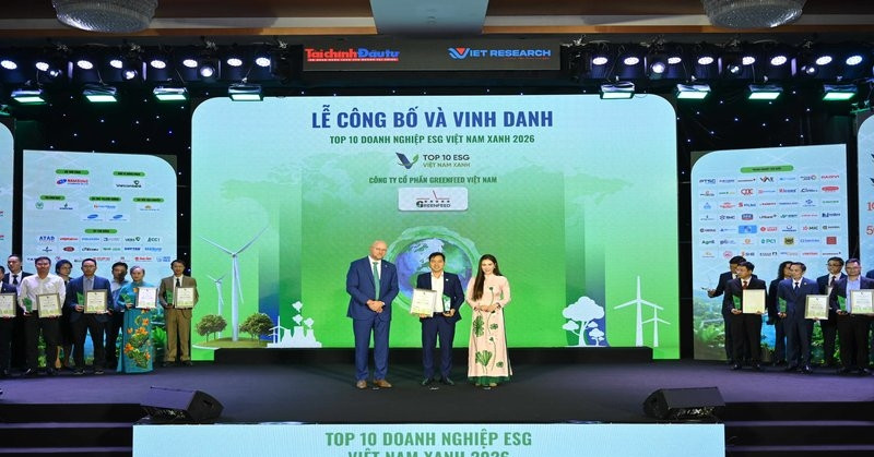 Greenfeed lập ‘hat-trick’ giải thưởng về ESG trong nước và quốc tế