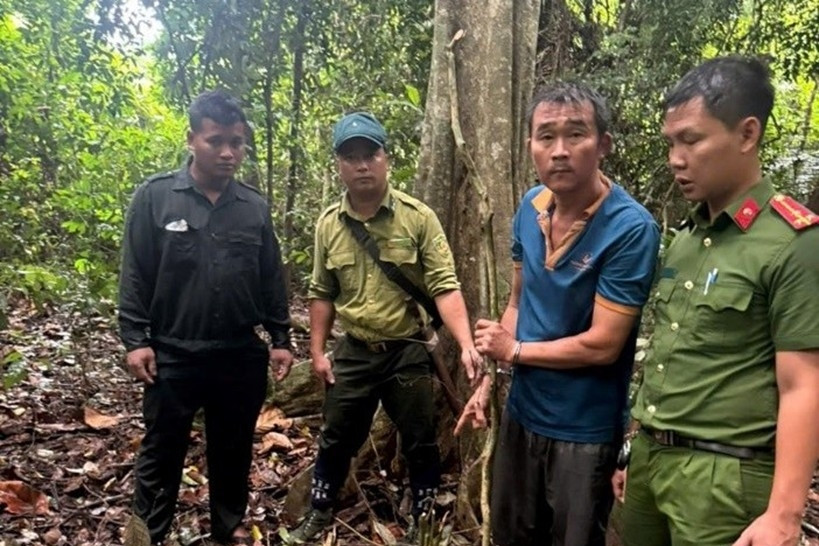 Bắt quả tang người đàn ông săn bắt tê tê trong khu bảo tồn ở Đồng Nai