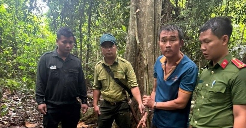 Bắt quả tang người đàn ông săn bắt tê tê trong khu bảo tồn ở Đồng Nai