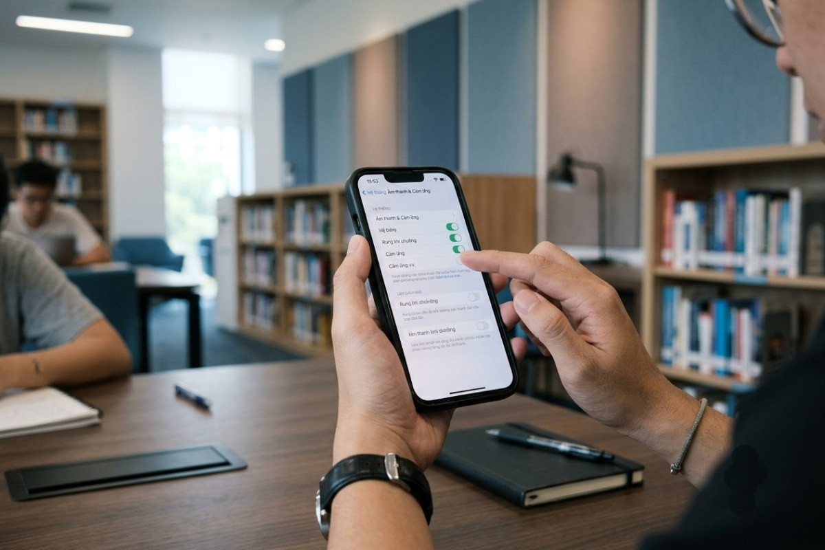 Cách tắt rung iPhone trong chế độ im lặng