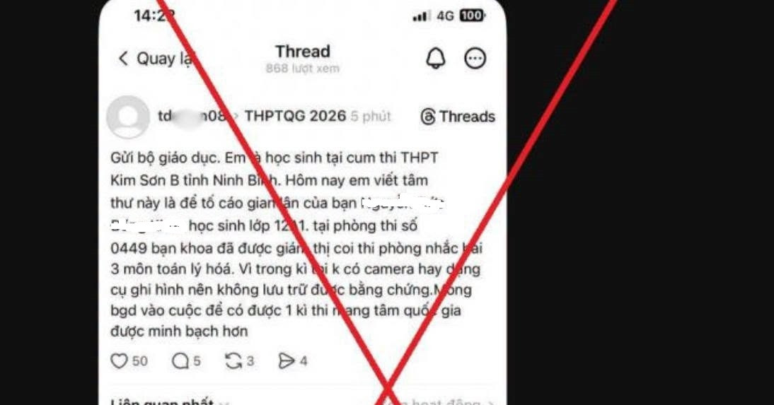 Công an Ninh Bình thông tin kết quả xác minh phản ánh gian lận thi cử