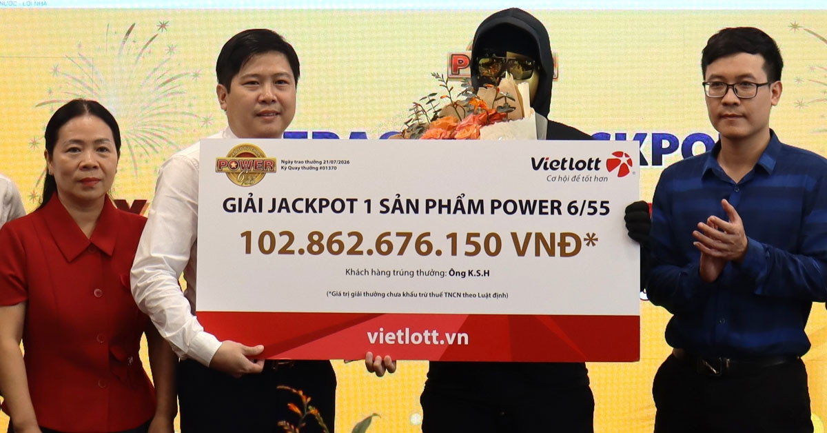 Chuyên gia Hàn Quốc sống tại Bắc Ninh trúng độc đắc Vietlott gần 103 tỷ