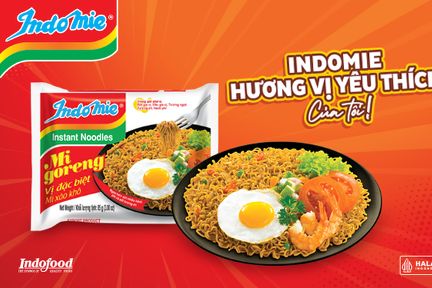 Mì ăn liền Indomie được người tiêu dùng Việt yêu thích