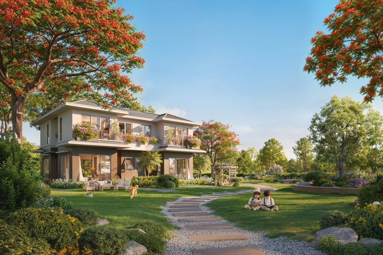 Rừng Phượng - phân khu giáo dục toàn diện tại Eco Retreat