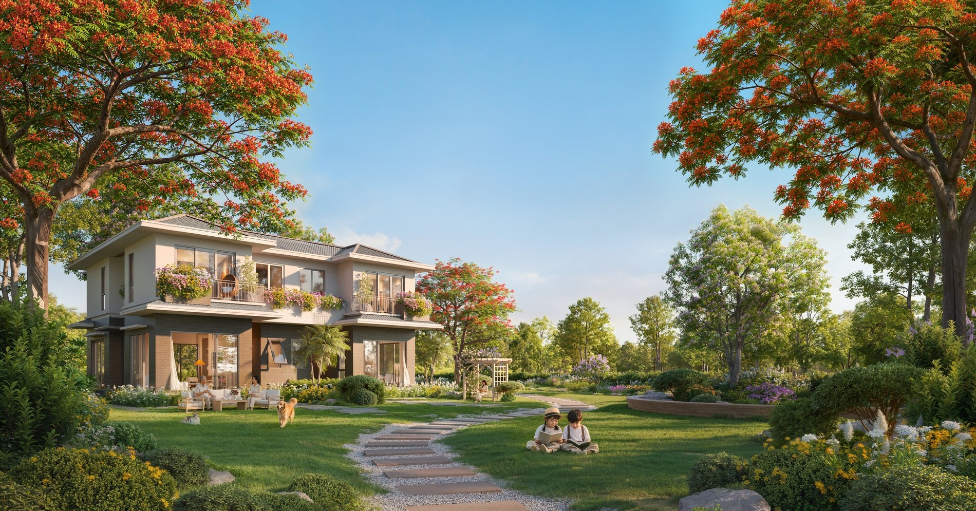 Rừng Phượng - phân khu giáo dục toàn diện tại Eco Retreat