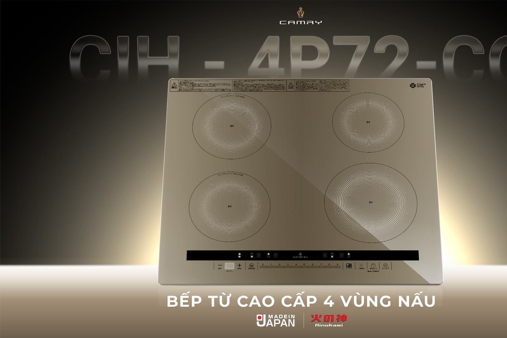 Camry - thiết bị bếp chuẩn Nhật ra mắt thị trường Việt Nam