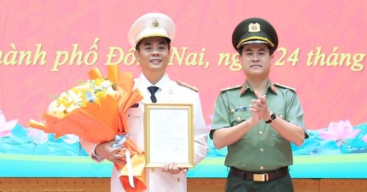 Đại tá Trần Trọng Thủy giữ chức Phó Giám đốc Công an TP Đồng Nai