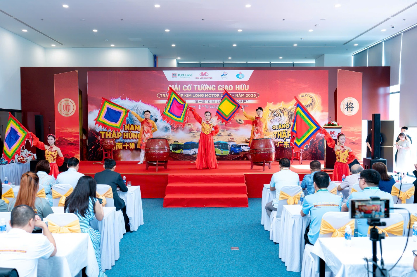 Khai mạc Giải Cờ tướng giao hữu quốc tế Cúp Kim Long Motor lần thứ I