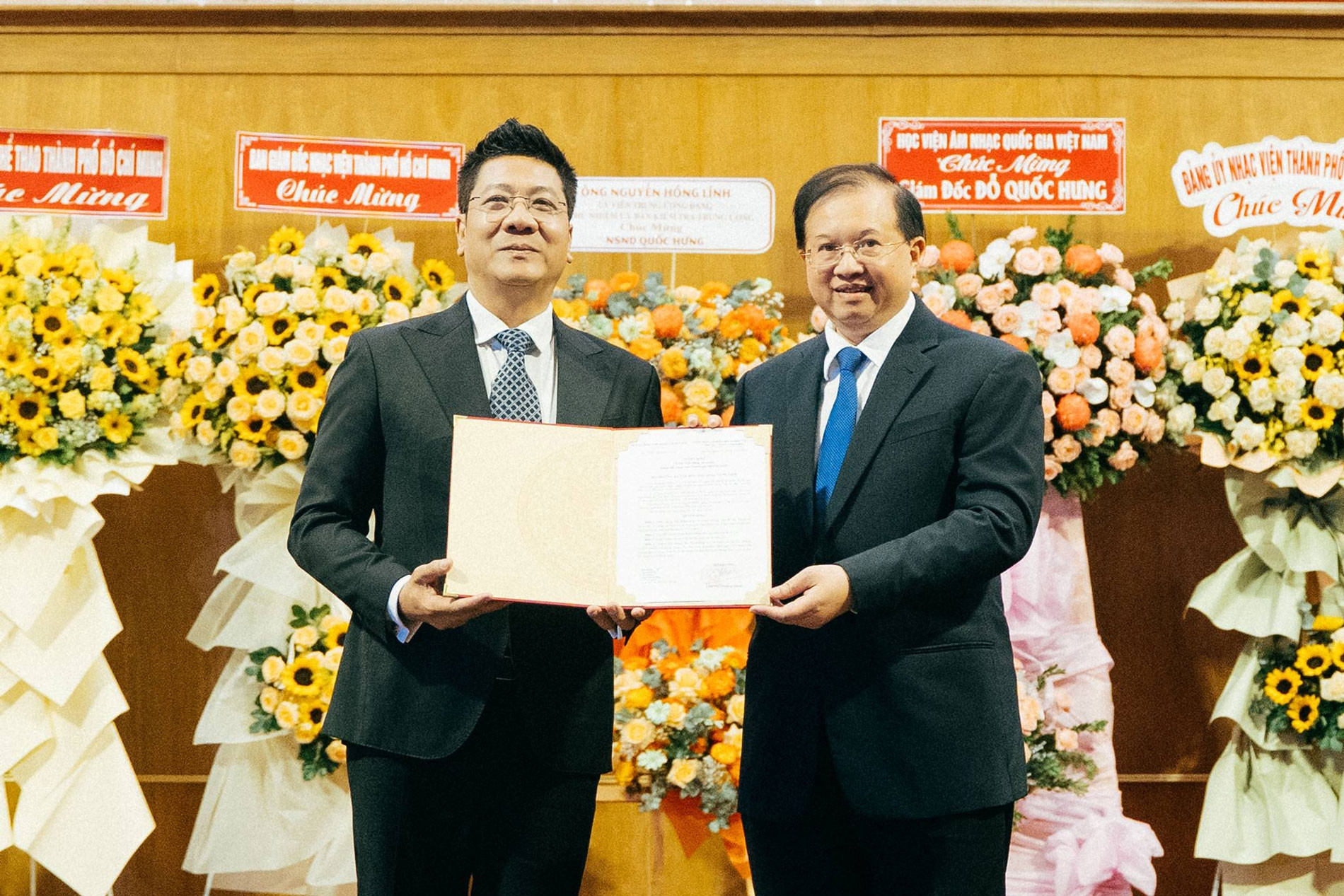 NSND Quốc Hưng làm Giám đốc Nhạc viện TPHCM