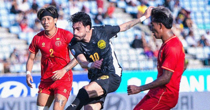 Malaysia ngược dòng thắng Myanmar trận ra quân ASEAN Cup