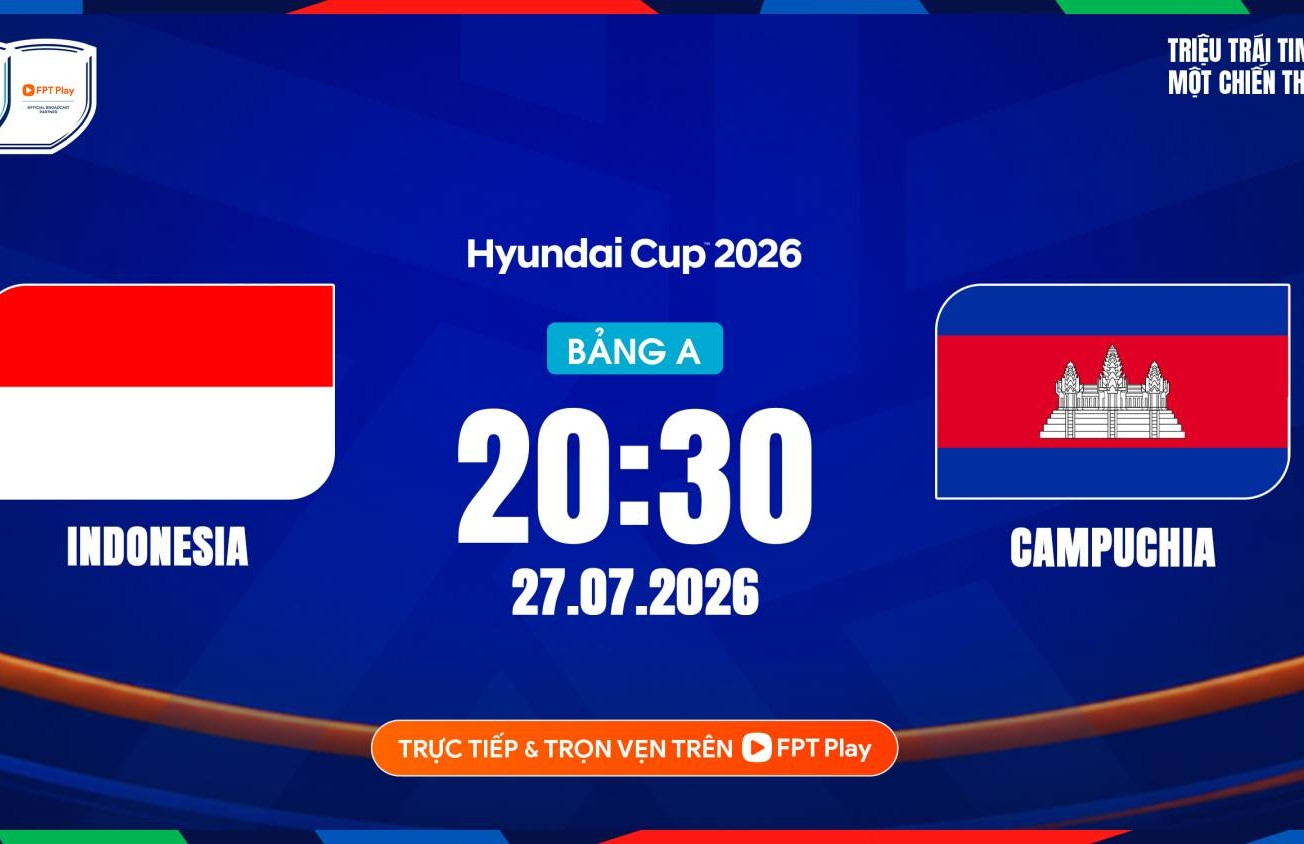 Lịch thi đấu ASEAN Cup 2026 hôm nay 27/7