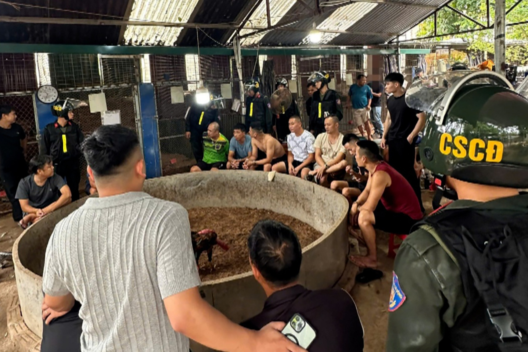 Bắt nhiều người tại điểm cá cược đá gà quy mô lớn ở Lạng Sơn