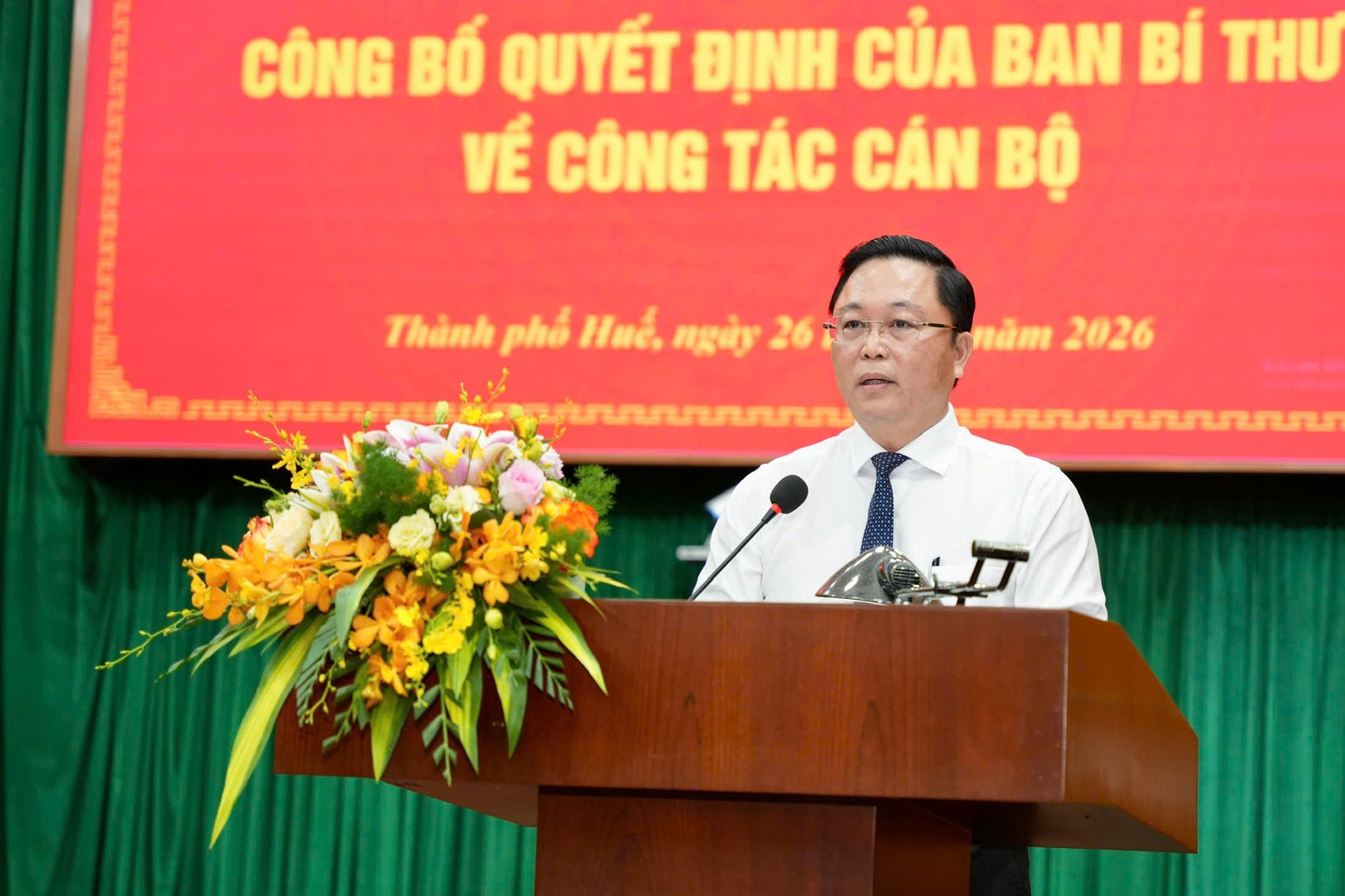 Ông Lê Trí Thanh giữ chức Phó Bí thư Thành ủy Huế