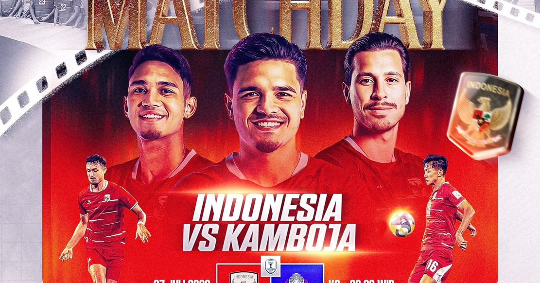 Link xem trực tiếp bóng đá Indonesia vs Campuchia, 20h30 ngày 27/7