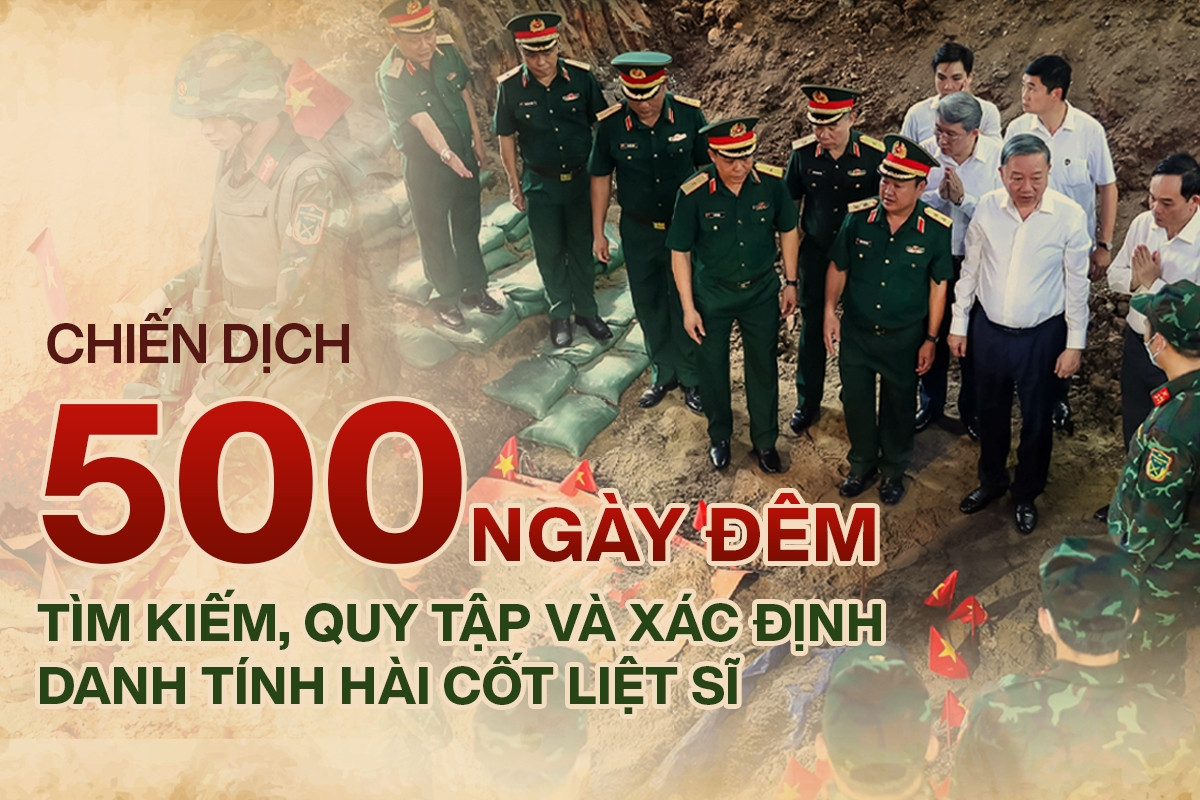 Toàn cảnh chiến dịch 500 ngày đêm: 1.491 hài cốt liệt sĩ đã được tìm kiếm, quy tập