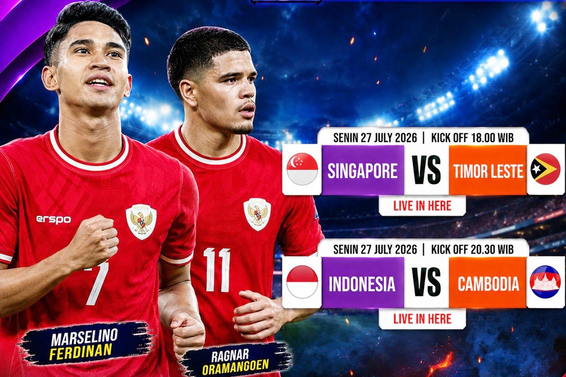 Trực tiếp bóng đá Indonesia vs Campuchia: ASEAN Cup 2026