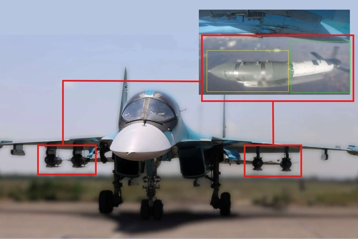 Nga lắp bom FAB-500T tăng tầm siêu xa cho Su-34 diệt mục tiêu ngoài tầm phòng không