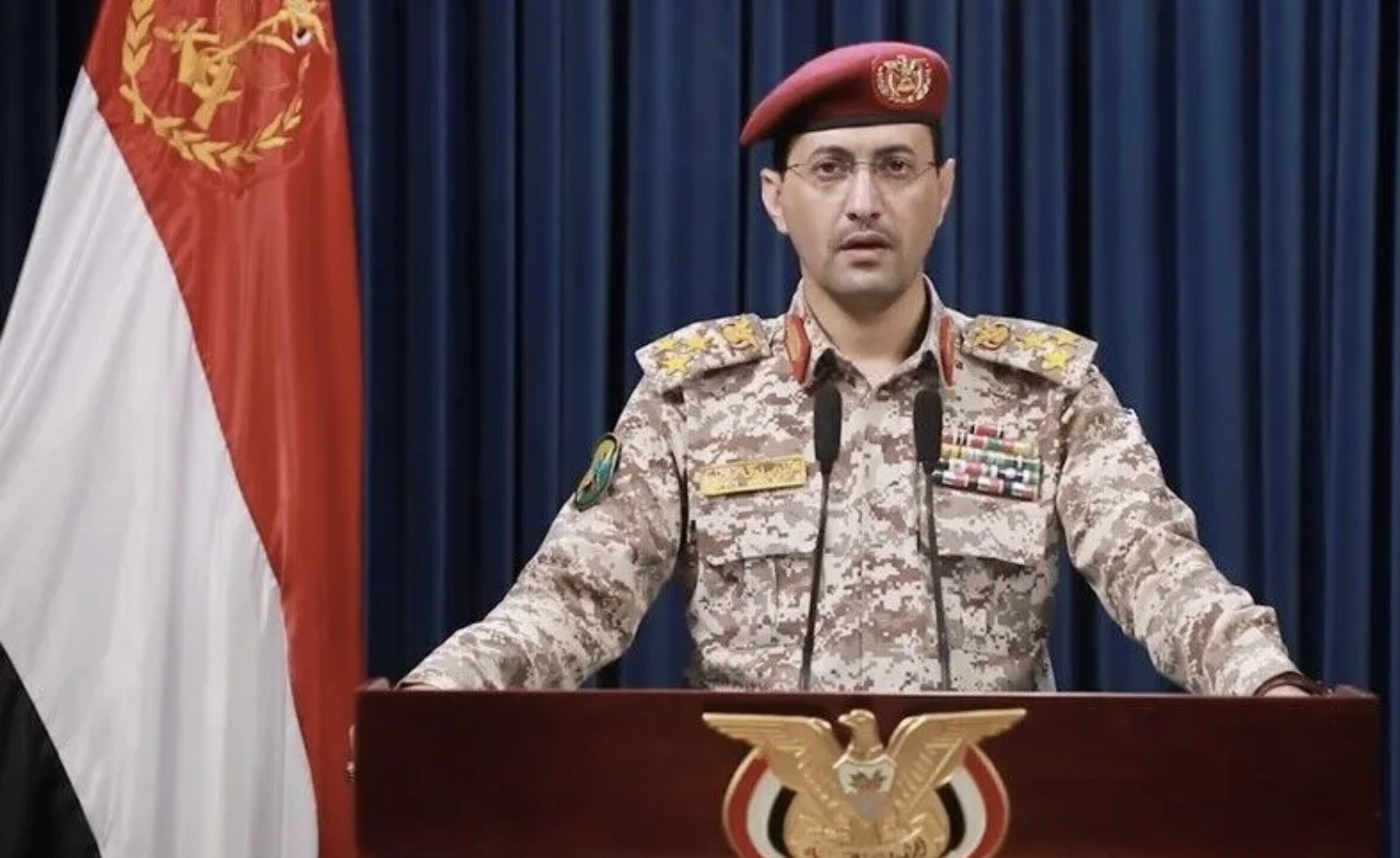 Người phát ngôn quân sự của nhóm Houthi. Ảnh: Anadolu