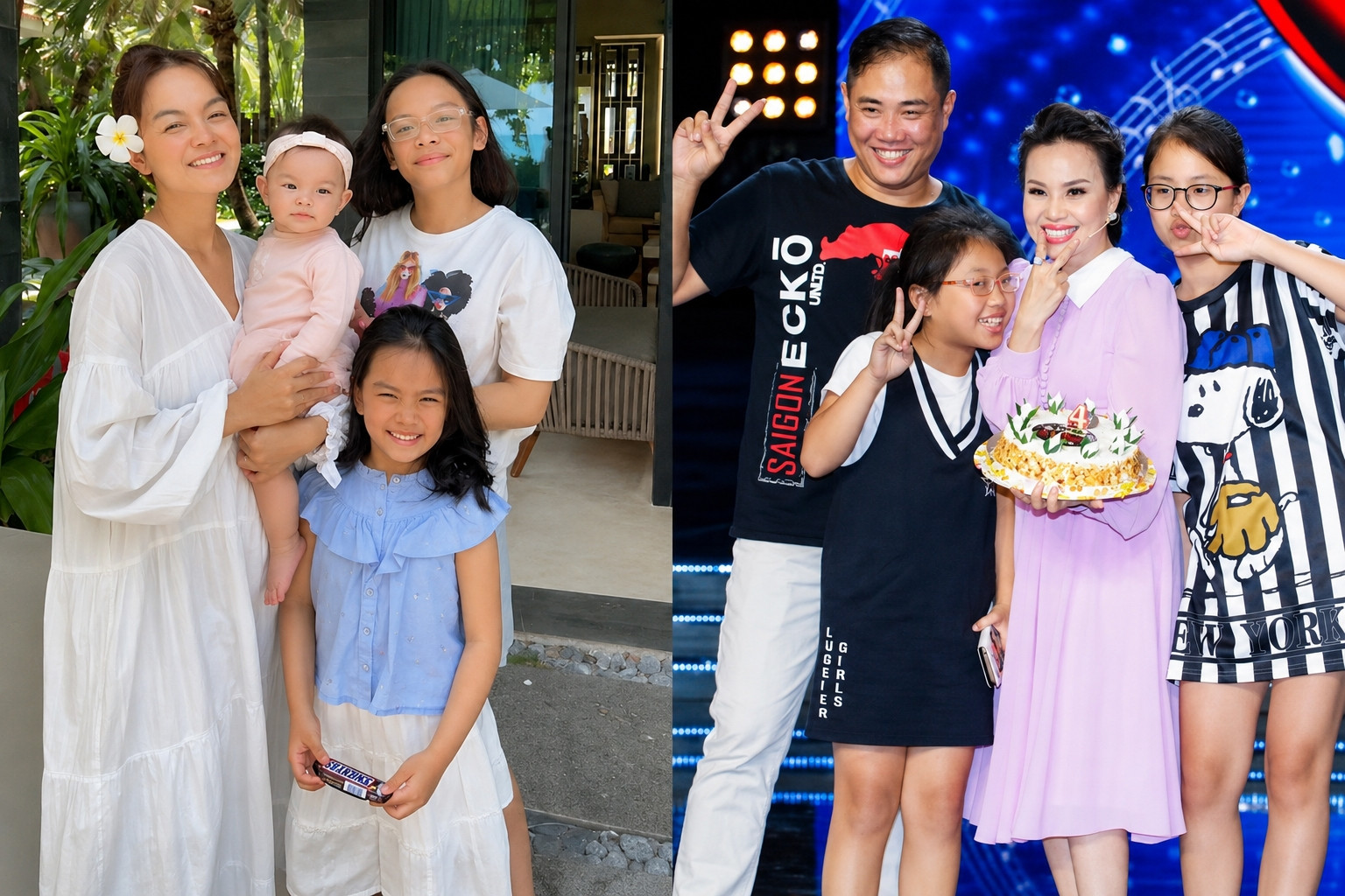 Sinh con một bề toàn con gái, 2 nữ ca sĩ Việt vẫn hạnh phúc, viên mãn